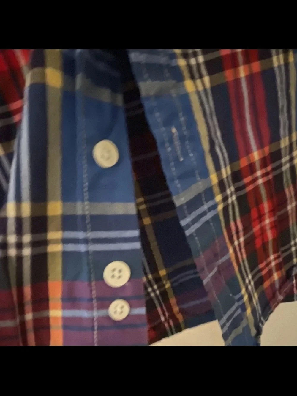 U.S. Polo Assn. Boys' Blue & Red Plaid Button-Down Shirt